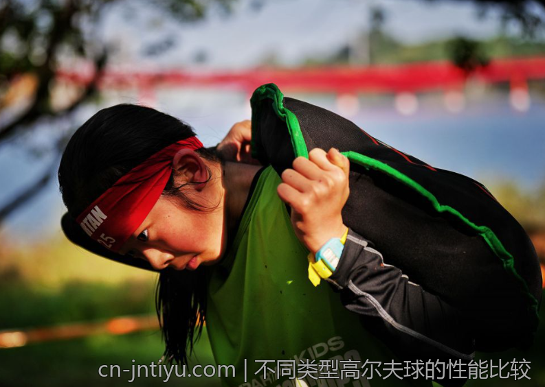 不同类型高尔夫球的性能比较